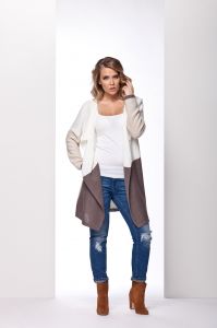 Sweter Damski Model LS160 Ecru/Beige/Cappuccino