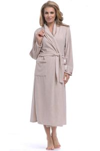 Szlafrok Damski Model SWA.1078 Beige Melange