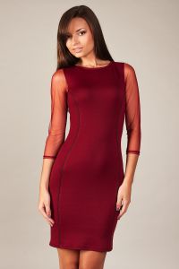 Sukienka Mirelle Bordo
