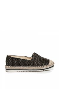 CZARNE ESPADRYLE Czarny