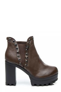 BRĄZOWE SZTYBLETY BLOCK HEELS
