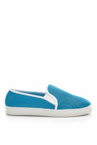 SUMMER SLIP ON SHOES Niebieski