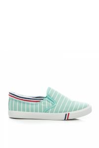SLIP ONY W PASKI Zielony