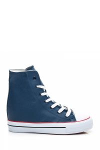 TRAMPKI HIGH TOP Niebieski