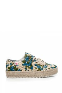 TRAMPKI, ESPADRYLE W KWIATY