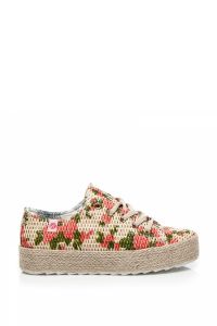 TRAMPKI, ESPADRYLE W KWIATY