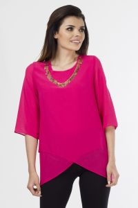 Bluzka Model 470429 Dark Pink
