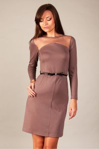 Sukienka Model Giselle Beige