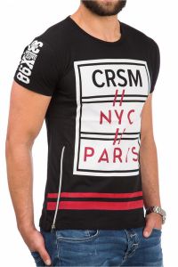 Tshirt Męski Model 17188 Black