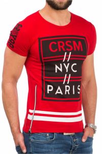 Tshirt Męski Model 17189 Red