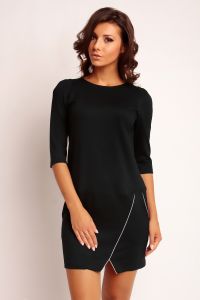 Sukienka Model Elena Trimmed Black