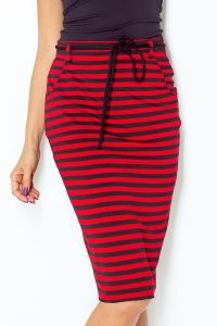 Spódnica Model 127-1 Red/Black