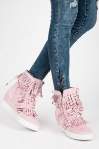 SNEAKERSY BOHO Różowy