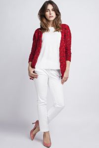 Sweter SWE072 Czerwony