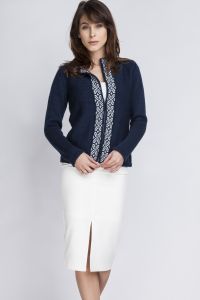 Sweter SWE068 Granatowy