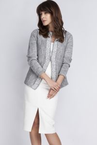 Sweter SWE068 Szary