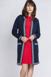 Sweter SWE063 Granatowy