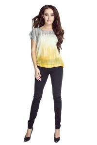Bluzka 6065 Yellow Grey