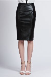 Spódnica Model SP 101 Skóra Black