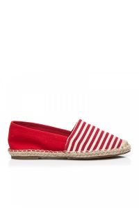 CZERWONE ESPADRYLE W PASKI