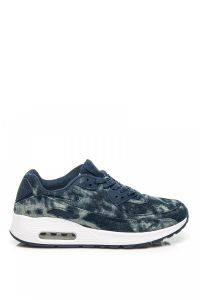JEANSOWE SNEAKERSY Niebieski