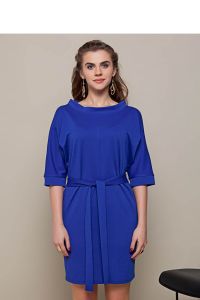 Elegancka sukienka przed kolano GR1345 Blue
