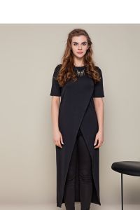 Asymetryczna oryginalna tunika GR1344 Black