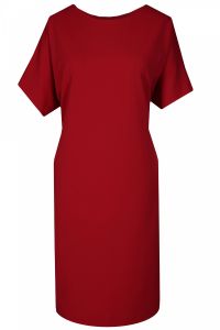 Sukienka FSU766 czerwony