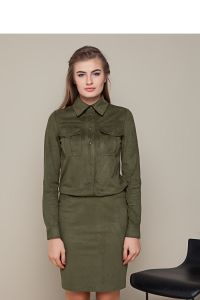 Modna sukienka na każdą okazję GR1333 Khaki