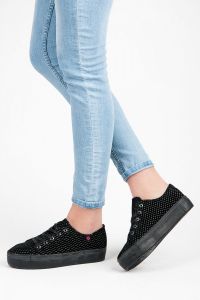 WELUROWE BUTY SPORTOWE Czarny