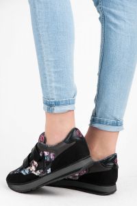 ADIDASY KYLIE NA RZEPY Czarny