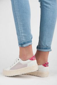 A?UROWE ESPADRYLE  Biały