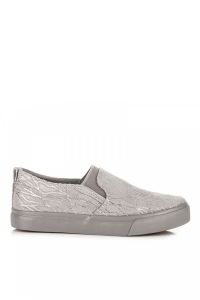 SLIP ONY ZE WZOREM Szary