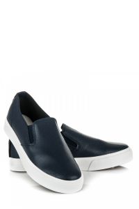 TRAMPKI SLIP ON Niebieski