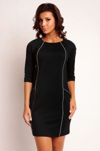 Sukienka Model Sendy Trimmed Black