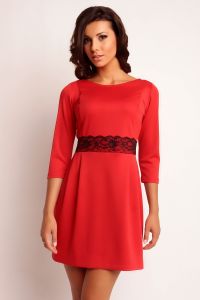 Sukienka Model Solange Knitwear Red