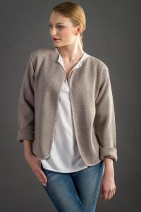 Kardigan Krótki Kk04 Beige