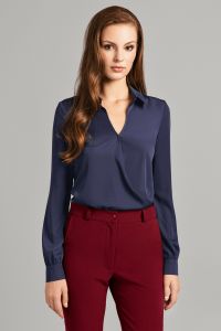 Bluzka Model M0140 Navy