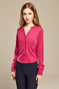 Bluzka Model M0156 Fuksja