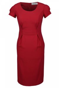 Sukienka FSU655 CZERWONY