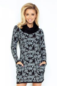 Sukienka Model 135-3 Wzór Wanilia Black