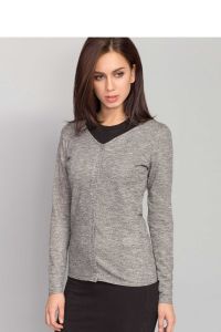 Bluzka wykonana z tkaniny MM2059 Melange Dark Grey