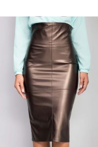 Spódnica-gorset z eko-skóry MM5005 Brown