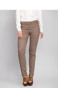 Spodnie z niską talią MM4010 Beige