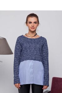 Bluza sportowa z miękkiej podwójnej dzianiny GR1321 Blue