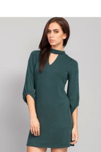Sukienka z dekoltem w kształcie litery V MM1053 Green