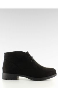 WIOSENNE SZTYBLETY SZNUROWANE NC28 BLACK