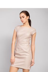 Sukienka z podszewką MM1061 Beige