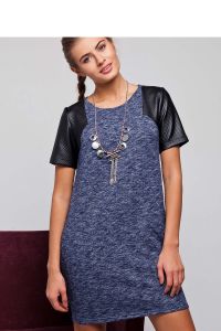 Sukienka z podwójnej dzianiny GR1320 Blue