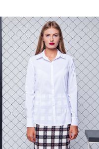 Bluzka o klasycznym fasonie GR1166 White